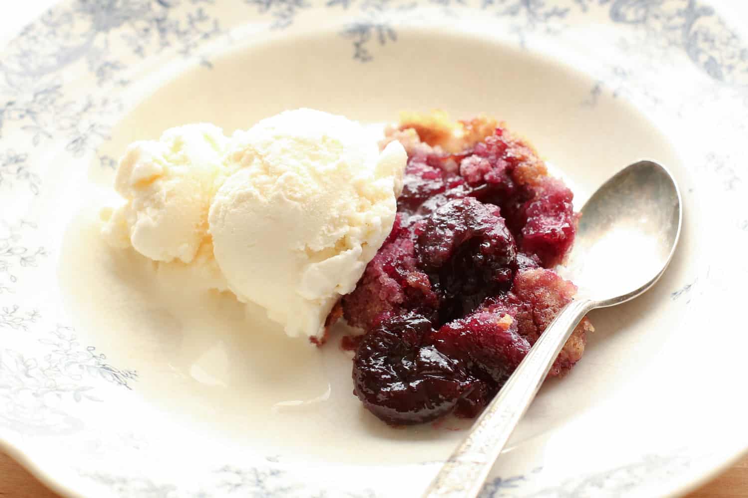 The Ultimate Summer Treat: Grandma's Cherry Flop with Vanilla Ice Cream